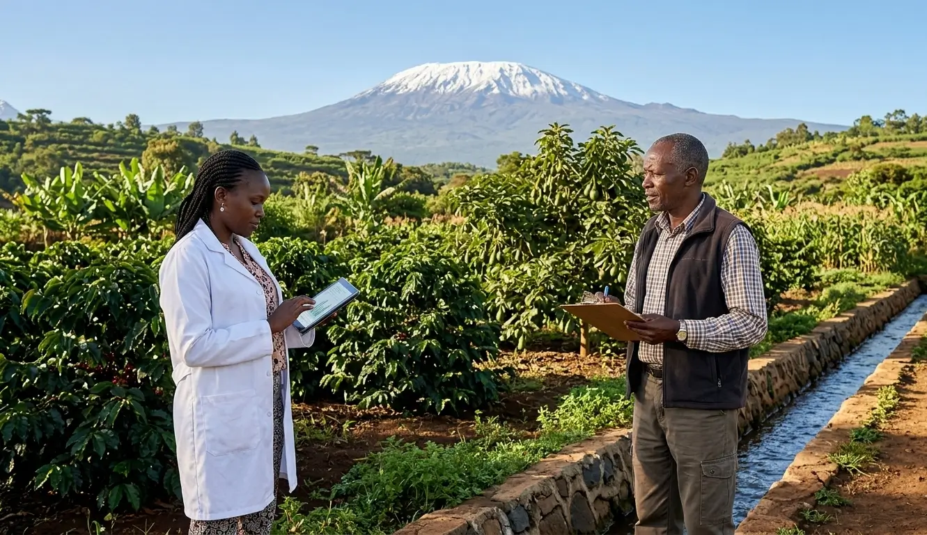 Agricultural consultant supporting avocado, coffee and rose farmers in Taita Taveta County Voi and Wundanyi Kenya — GLOBALG.A.P. and Rainforest Alliance certification