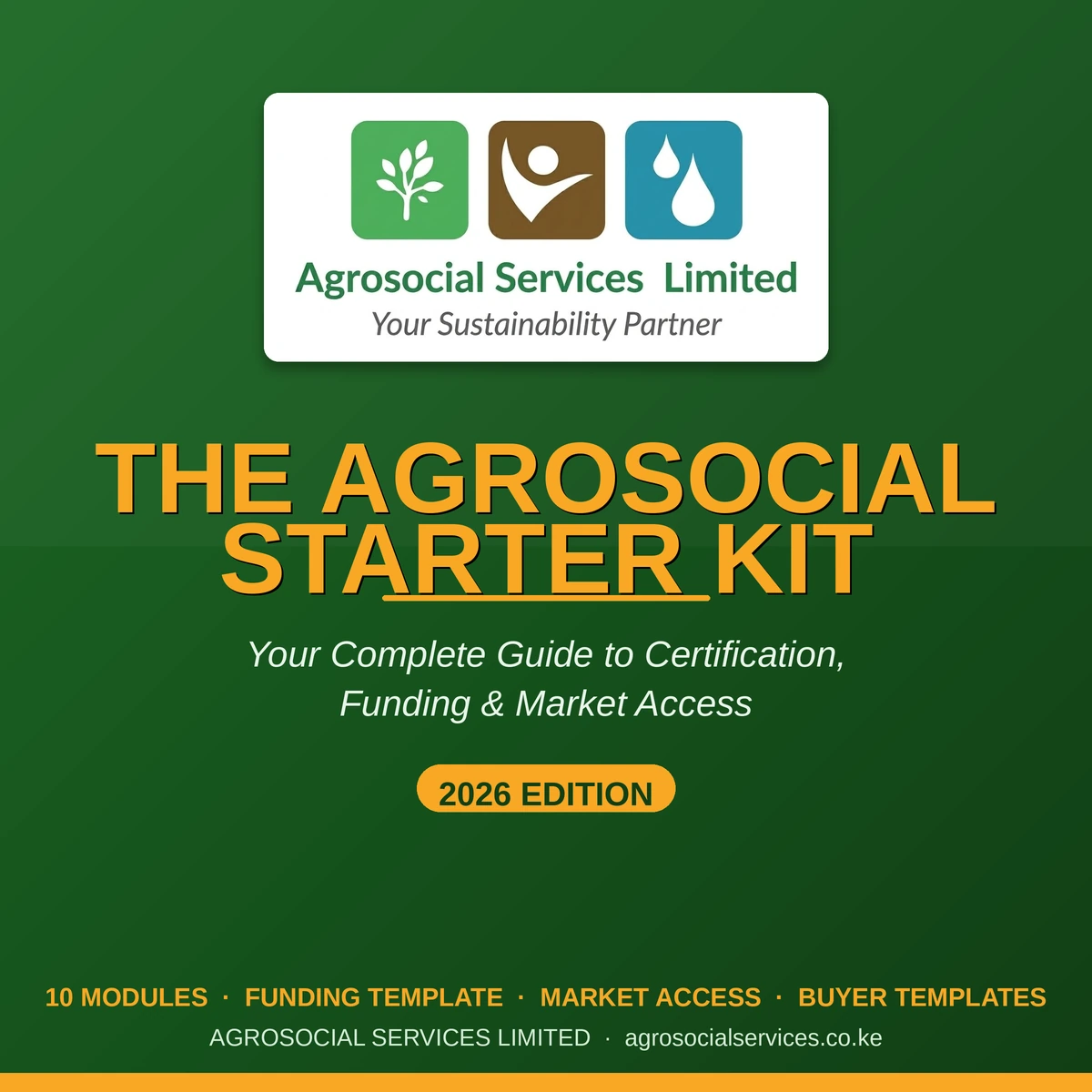 Agrosocial Starter Kit 2026 — 10-Module Guide | Agrosocial